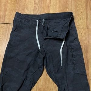 Vuori Ripstop Pants Mens Size Large Gray Camouflage Hunting Hiking